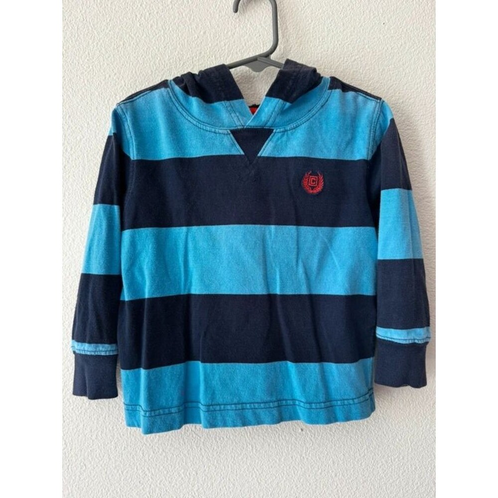 Boys long sleeve hooded shirt by Chaps 2T
